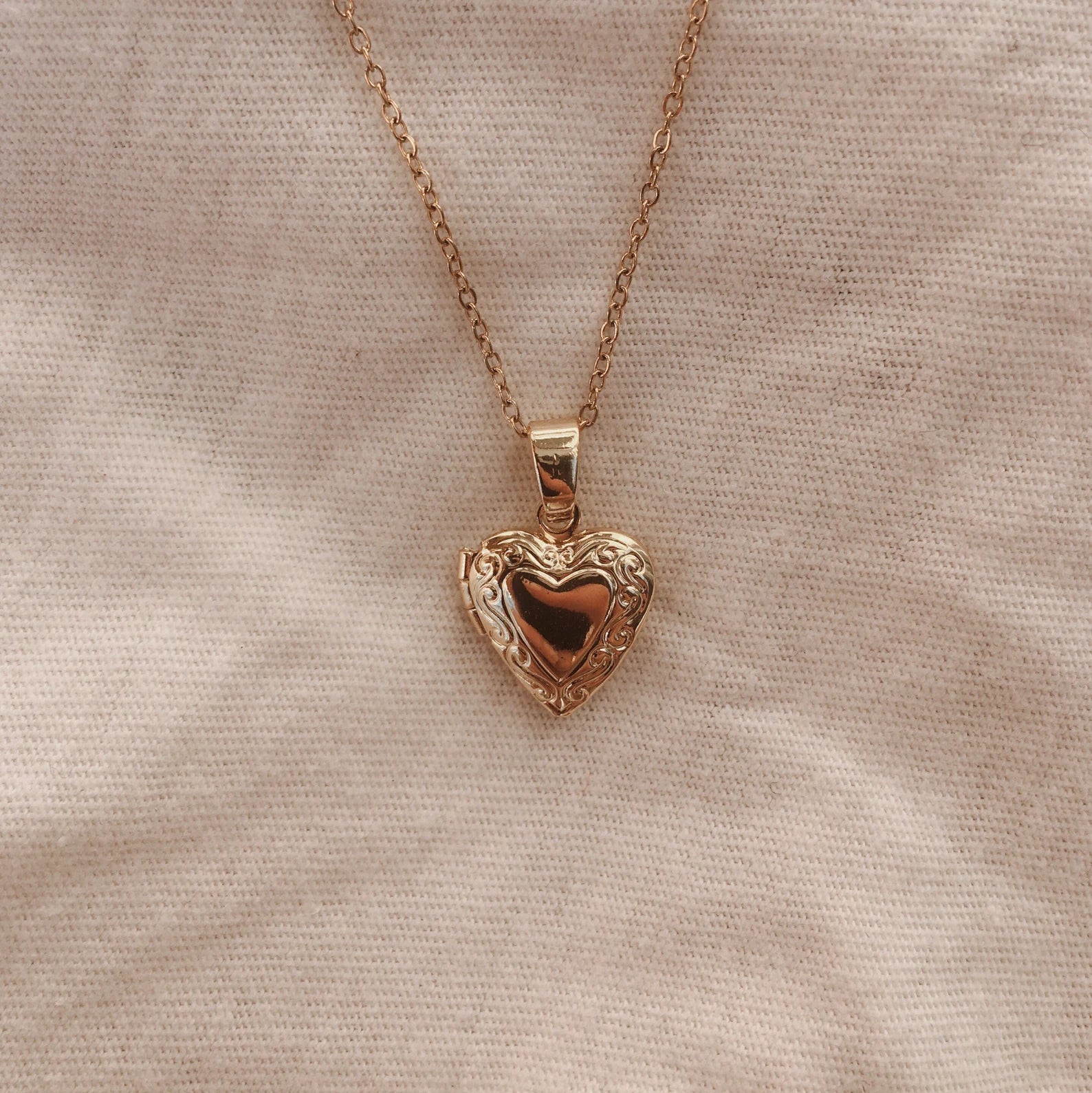 Gold plated heart Necklace